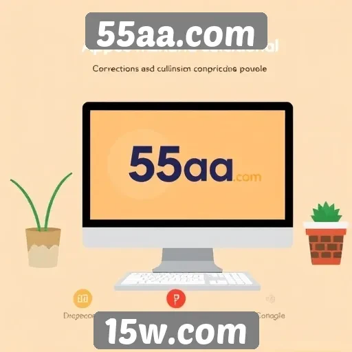 Exploração das funcionalidades do site 55aa.com