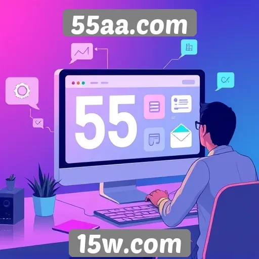 Impacto do design de interface na experiência do usuário em 55aa.com
