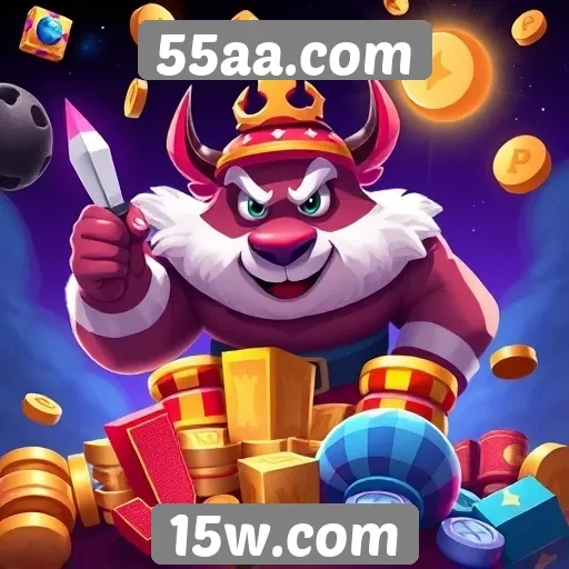 Variedade de jogos oferecidos no 55aa.com